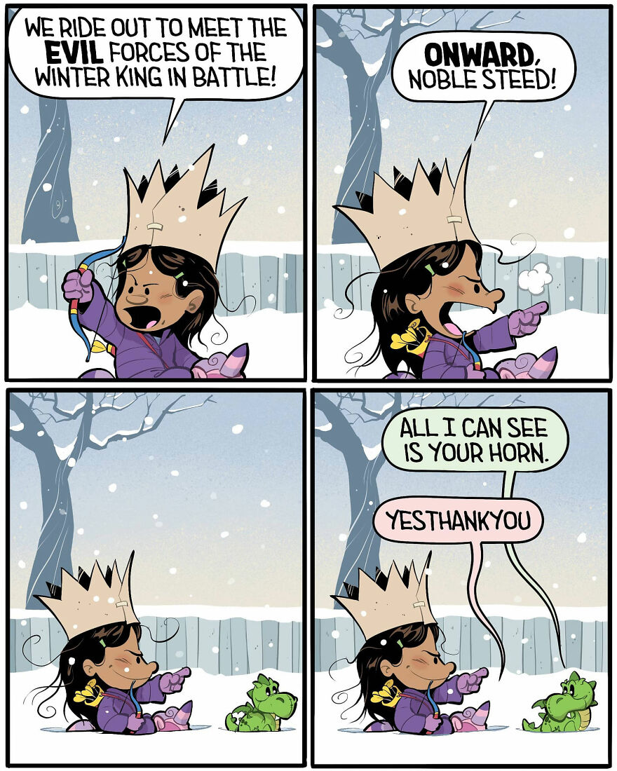 Comics Show In A Creative And Fun Way How A Little Girl Sees Life