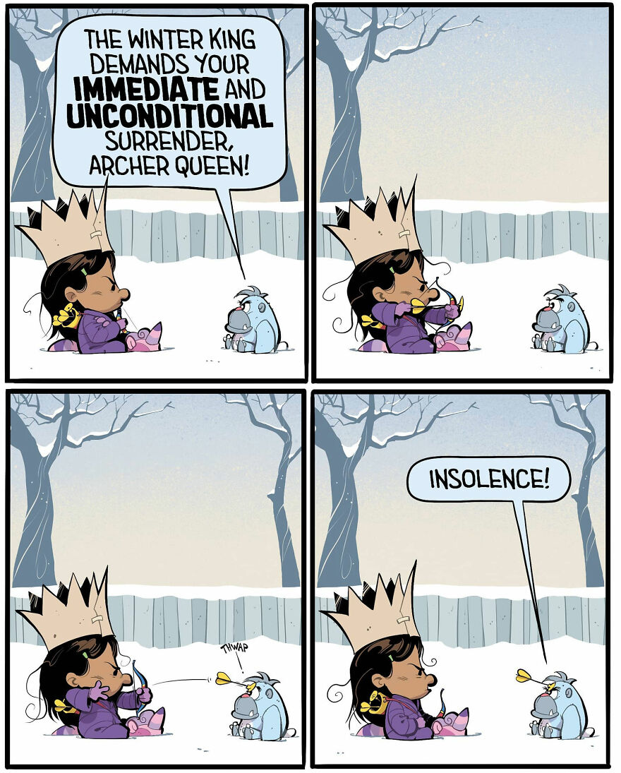 Comics Show In A Creative And Fun Way How A Little Girl Sees Life