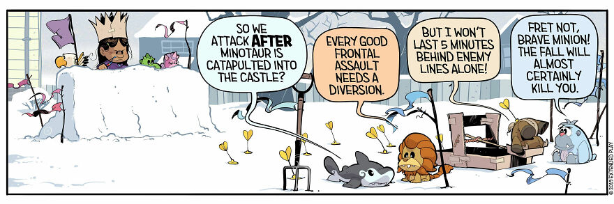 Comics Show In A Creative And Fun Way How A Little Girl Sees Life