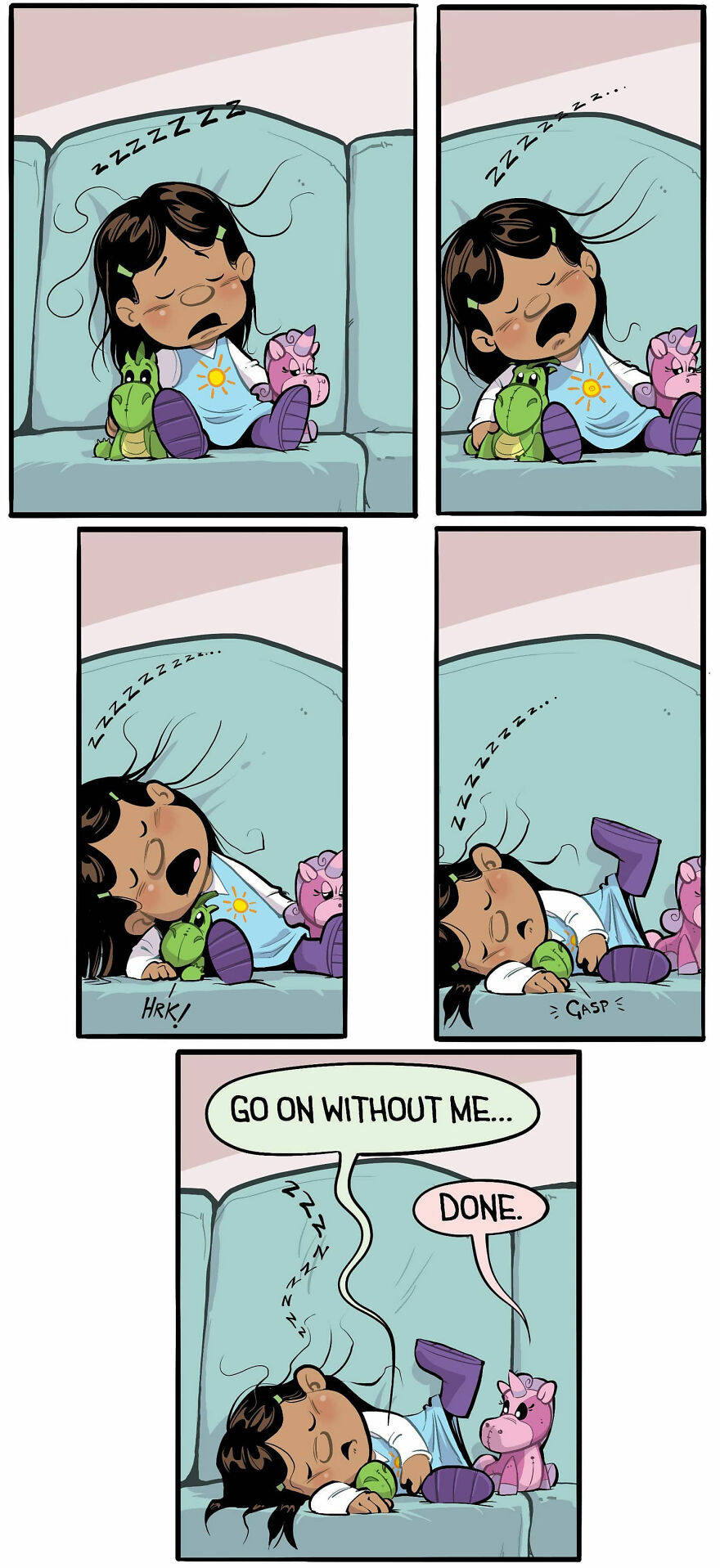 Comics Show In A Creative And Fun Way How A Little Girl Sees Life