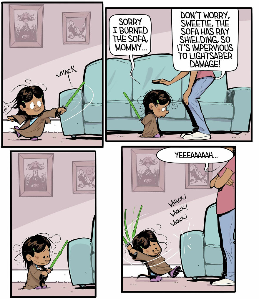 Comics Show In A Creative And Fun Way How A Little Girl Sees Life