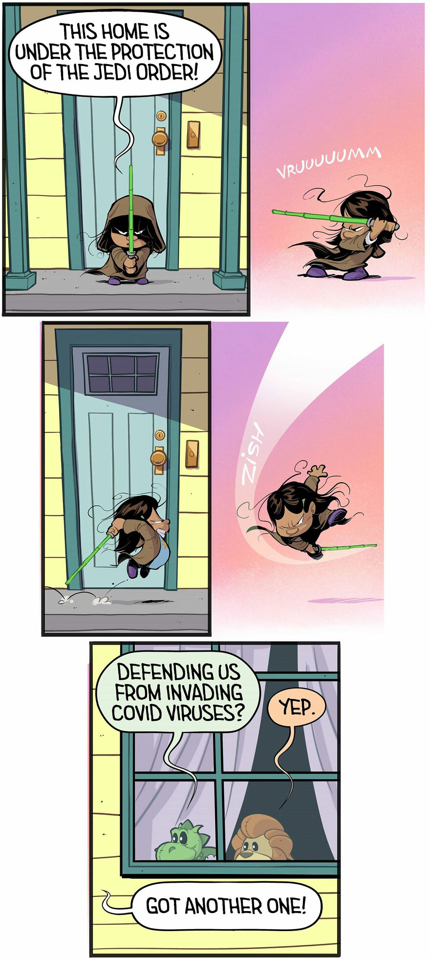 Comics Show In A Creative And Fun Way How A Little Girl Sees Life