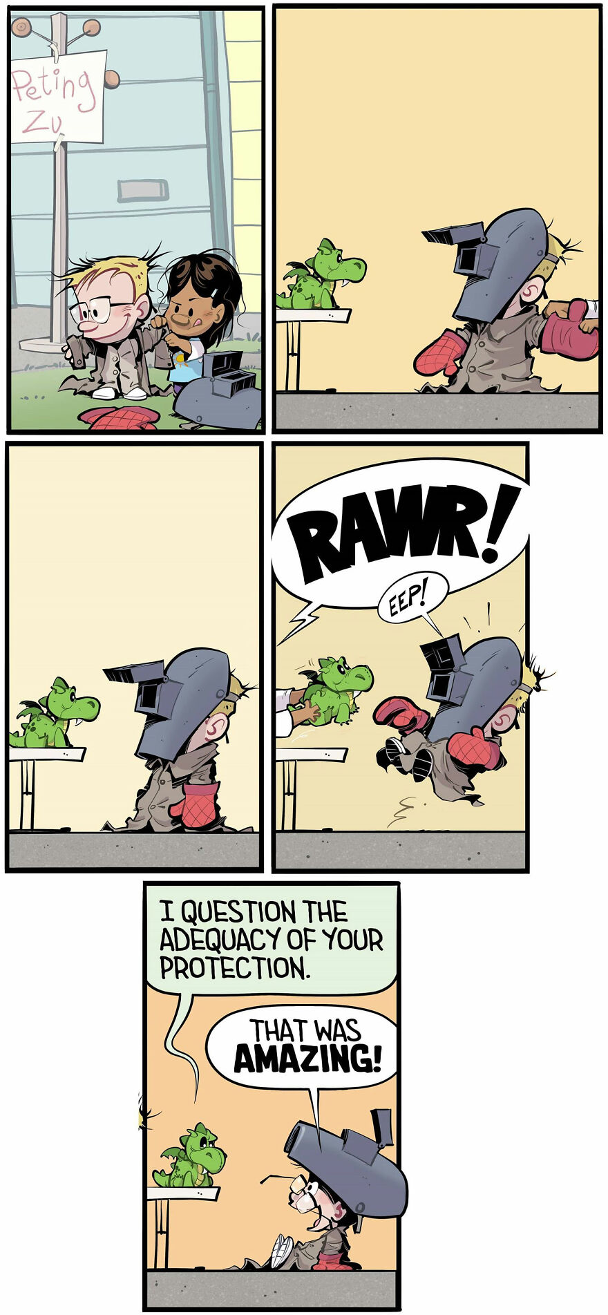 Comics Show In A Creative And Fun Way How A Little Girl Sees Life