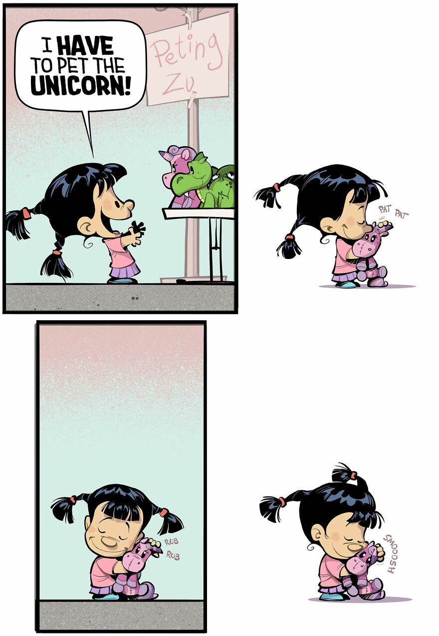 Comics Show In A Creative And Fun Way How A Little Girl Sees Life