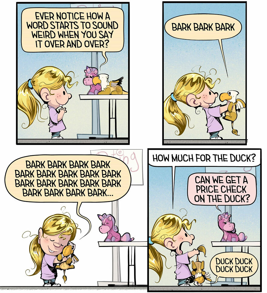 Comics Show In A Creative And Fun Way How A Little Girl Sees Life