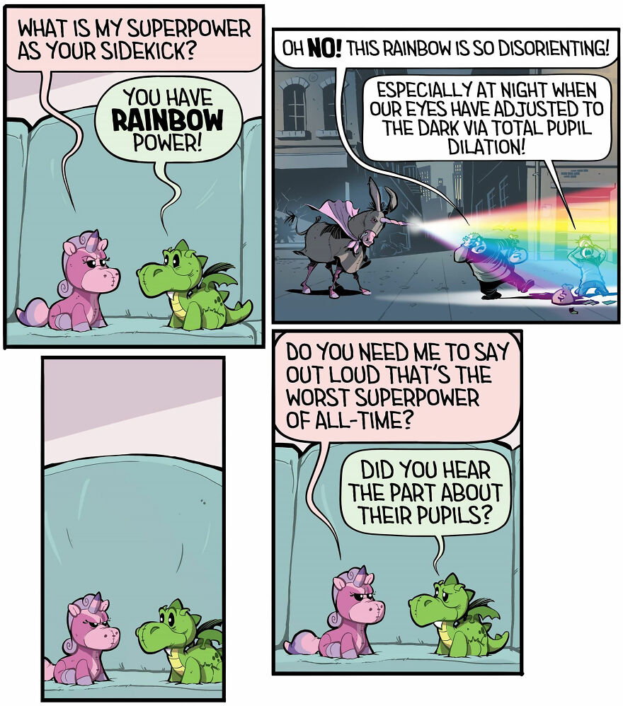 Comics Show In A Creative And Fun Way How A Little Girl Sees Life