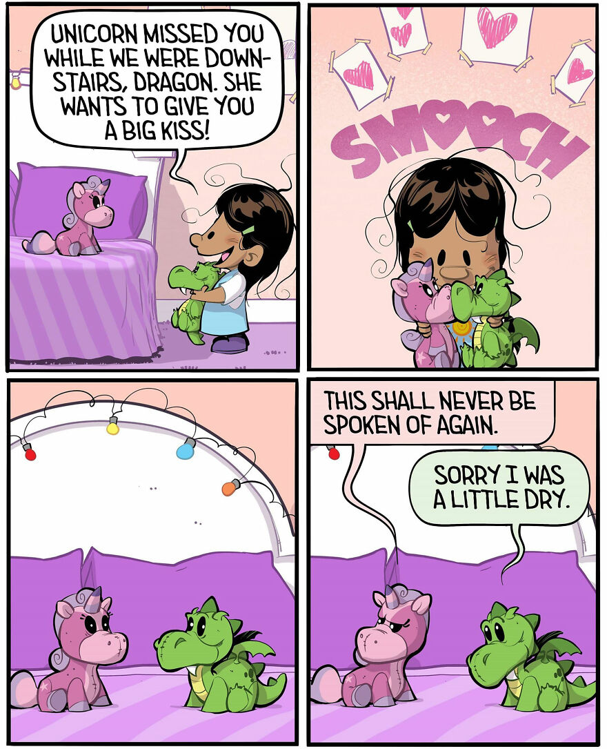 Comics Show In A Creative And Fun Way How A Little Girl Sees Life