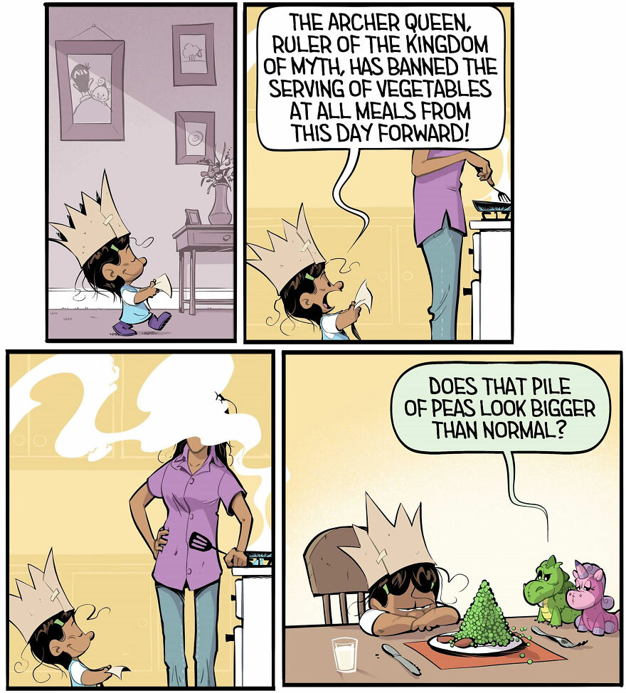 Comics Show In A Creative And Fun Way How A Little Girl Sees Life