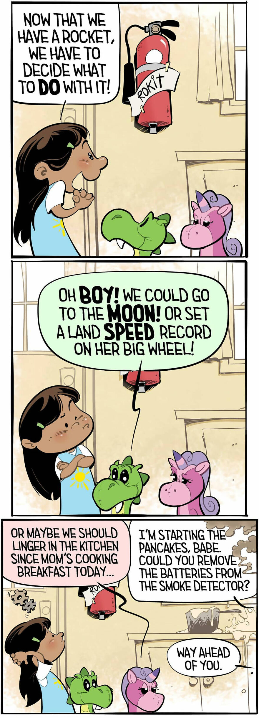 Comics Show In A Creative And Fun Way How A Little Girl Sees Life