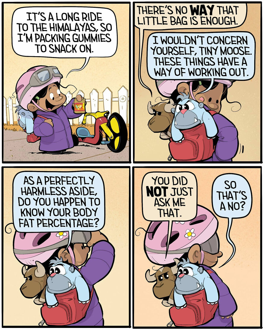 Comics Show In A Creative And Fun Way How A Little Girl Sees Life