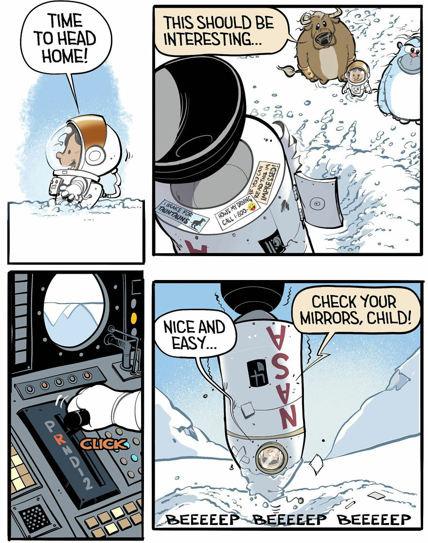 Comics Show In A Creative And Fun Way How A Little Girl Sees Life