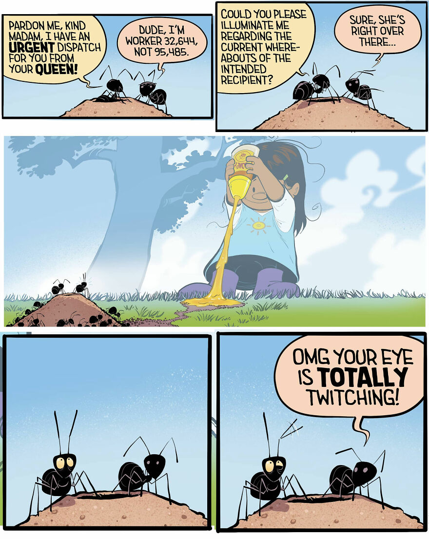 Comics Show In A Creative And Fun Way How A Little Girl Sees Life