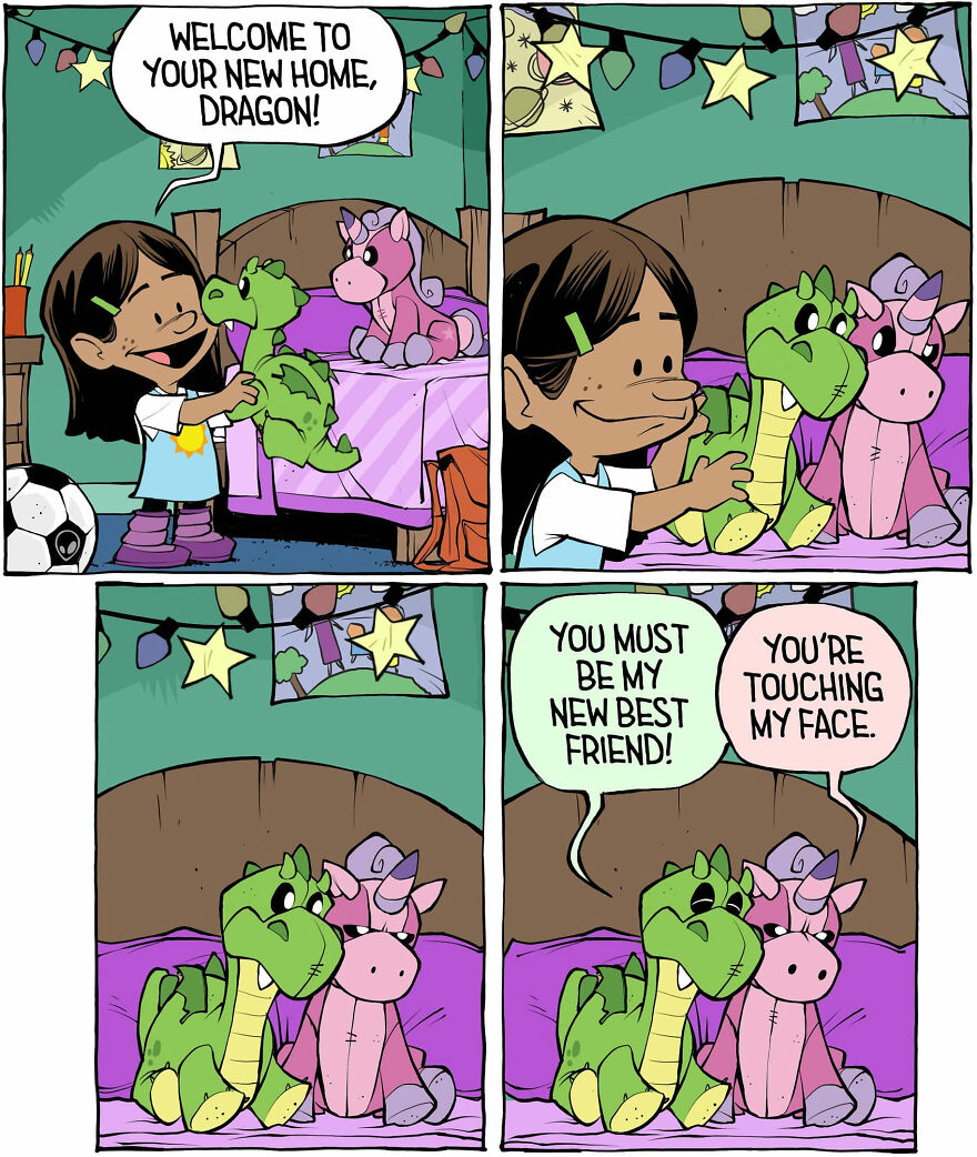 Comics Show In A Creative And Fun Way How A Little Girl Sees Life