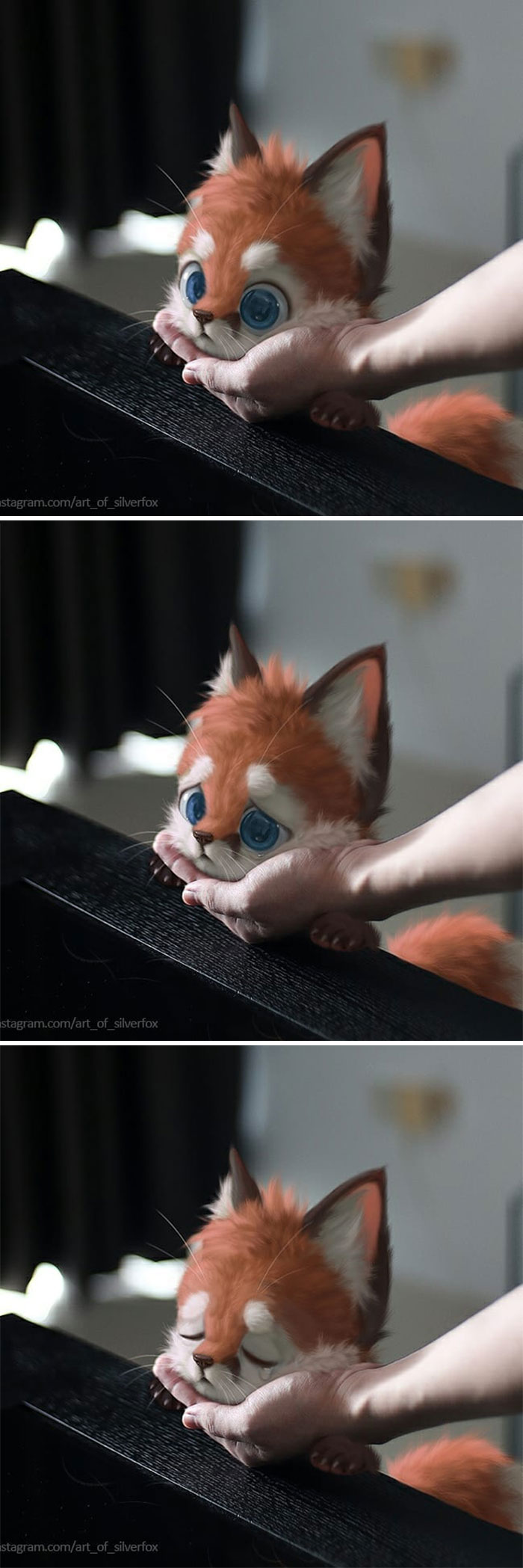 Digital-Art-Cute-Animal-Illustrations-In-Reality-Yee-Chong