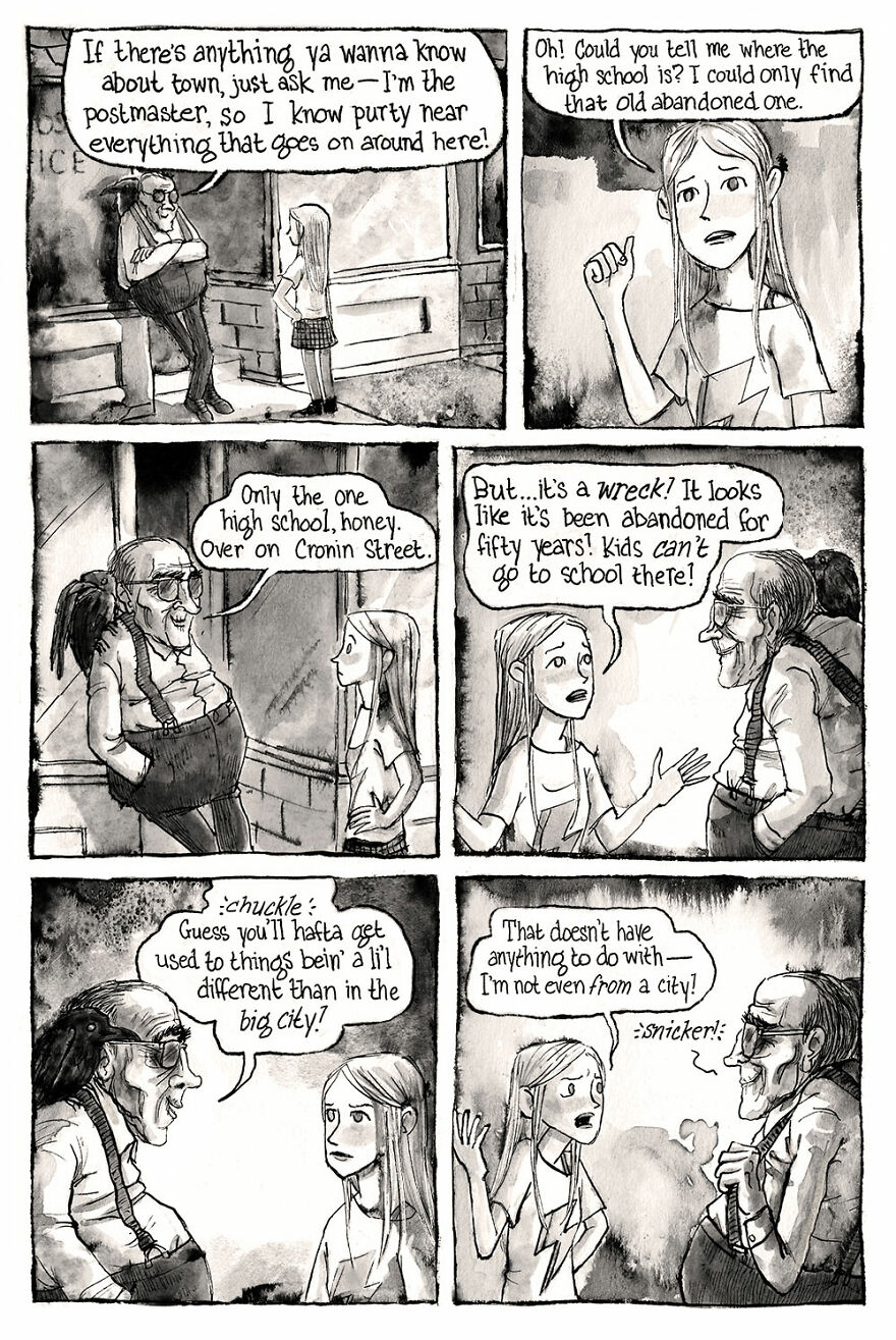 I Made A Horror Webcomic About A Small Town Hiding Terrible Secrets, Here’s Part 1