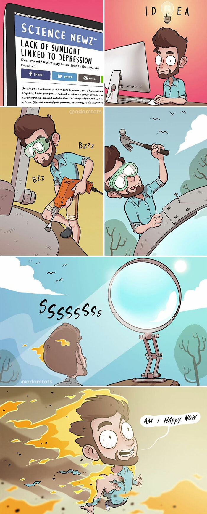 Funny Comics That Reveal Everyday Life With A Touch Of Humor By Adam Ellis