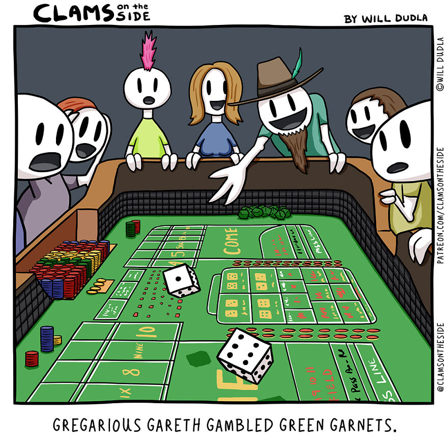 Alphabetically-Alliterate-Comics-Clams-On-The-Side-Will-Dudla