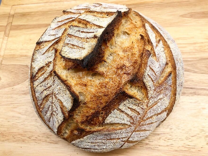 I Make Sourdough Bread From Scratch