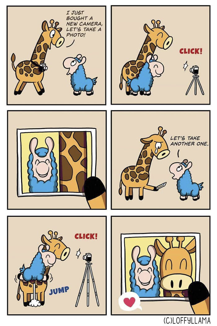 I Created A Wholesome Comic Series Featuring A Blue Llama(15 Pics)