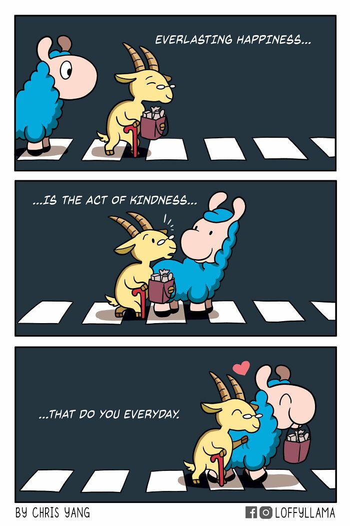 I Created A Wholesome Comic Series Featuring A Blue Llama(15 Pics)