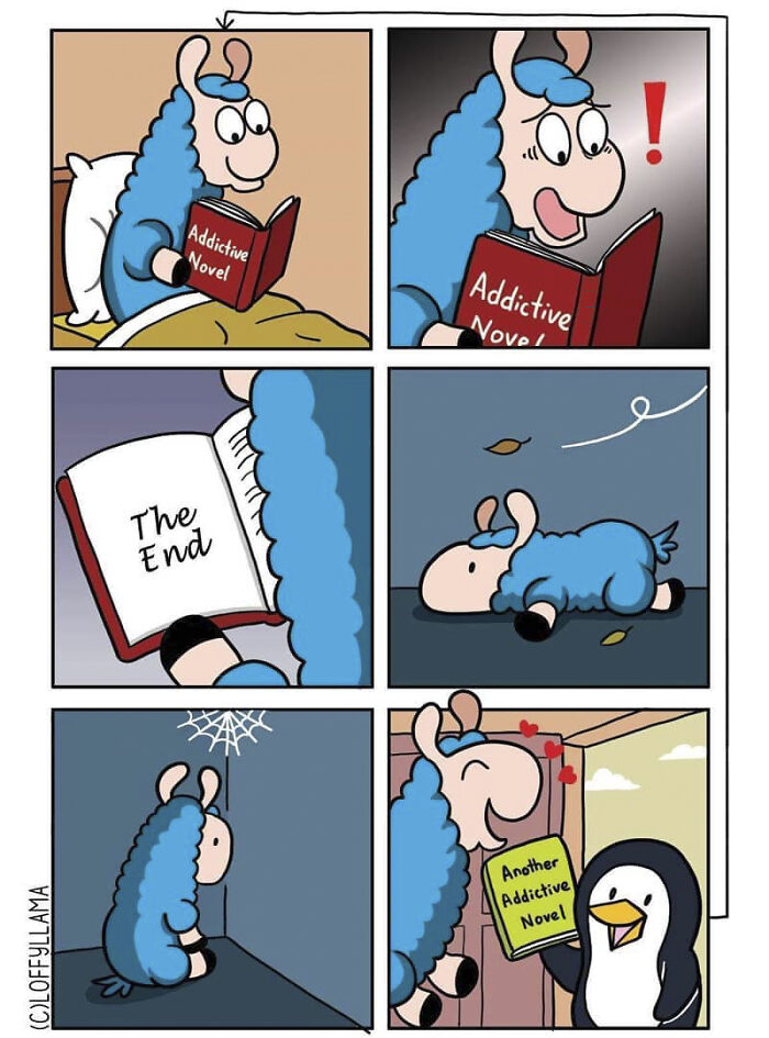 I Created A Wholesome Comic Series Featuring A Blue Llama(15 Pics)