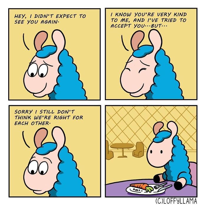 I Created A Wholesome Comic Series Featuring A Blue Llama(15 Pics)
