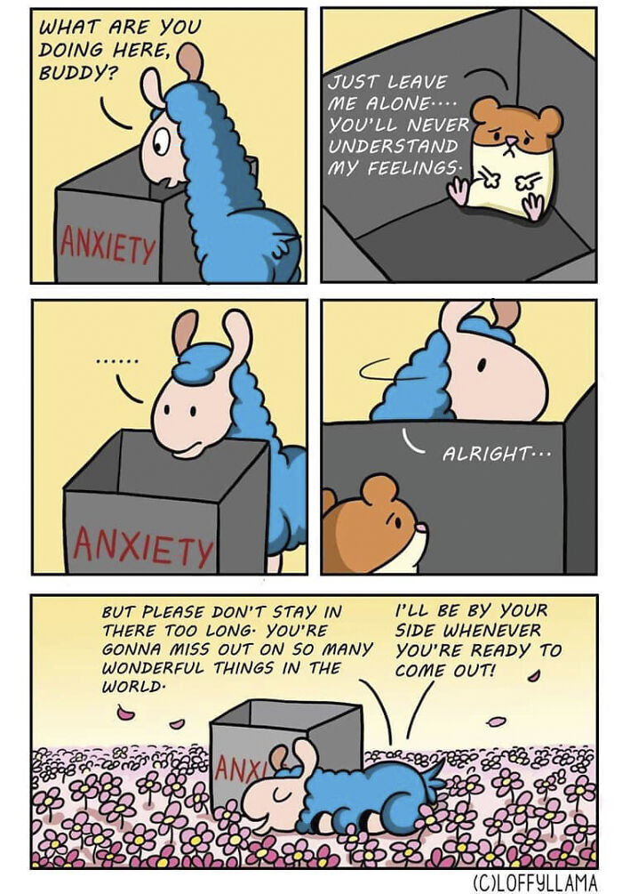 I Created A Wholesome Comic Series Featuring A Blue Llama(15 Pics)