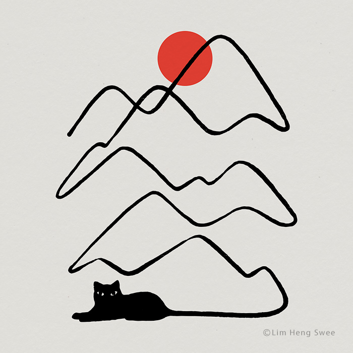I Created 100 Illustrations To Prove That This Is The Land Of Cats. (40 Pics)