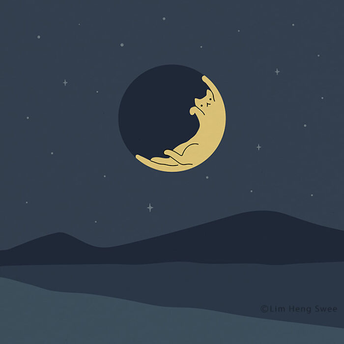 I Created 100 Illustrations To Prove That This Is The Land Of Cats. (40 Pics)