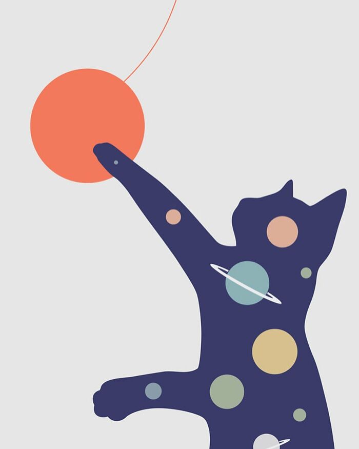 I Created 100 Illustrations To Prove That This Is The Land Of Cats. (40 Pics)