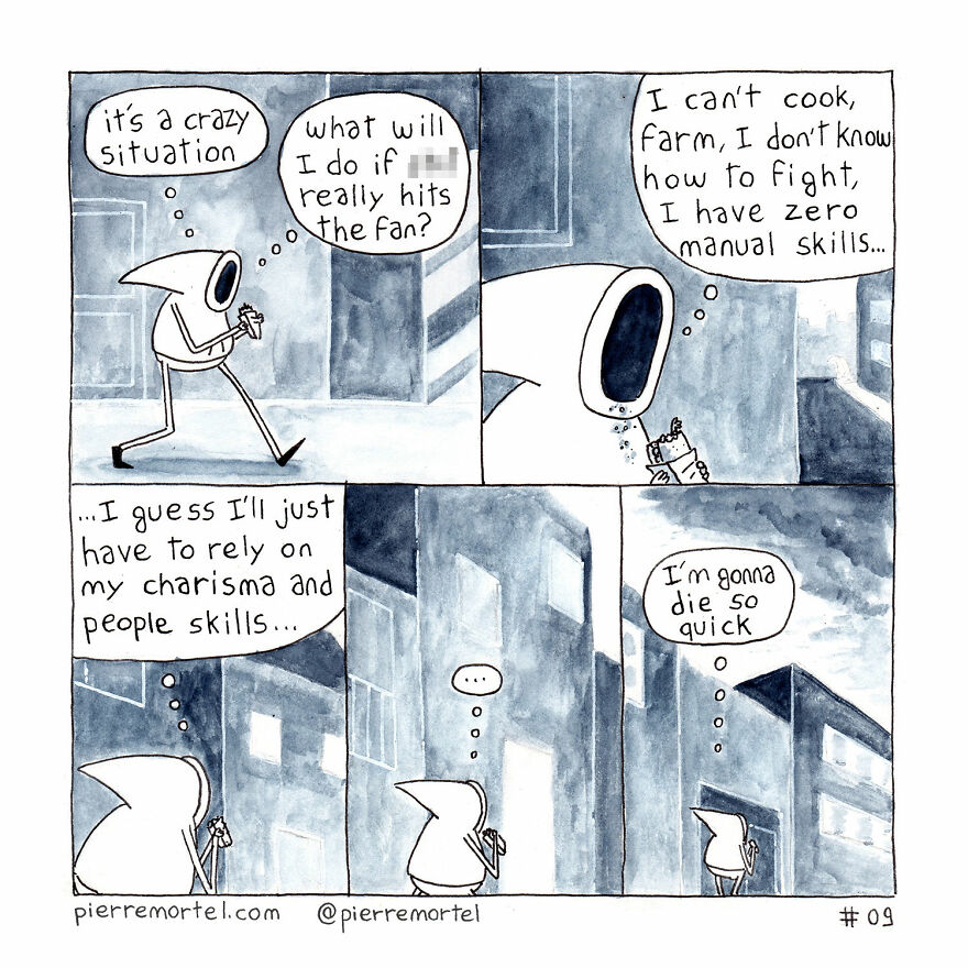 40-Page Comic About Slowly Descending Into Madness During Lockdown 40-Page Comic About Slowly Descending Into Madness During Lockdown