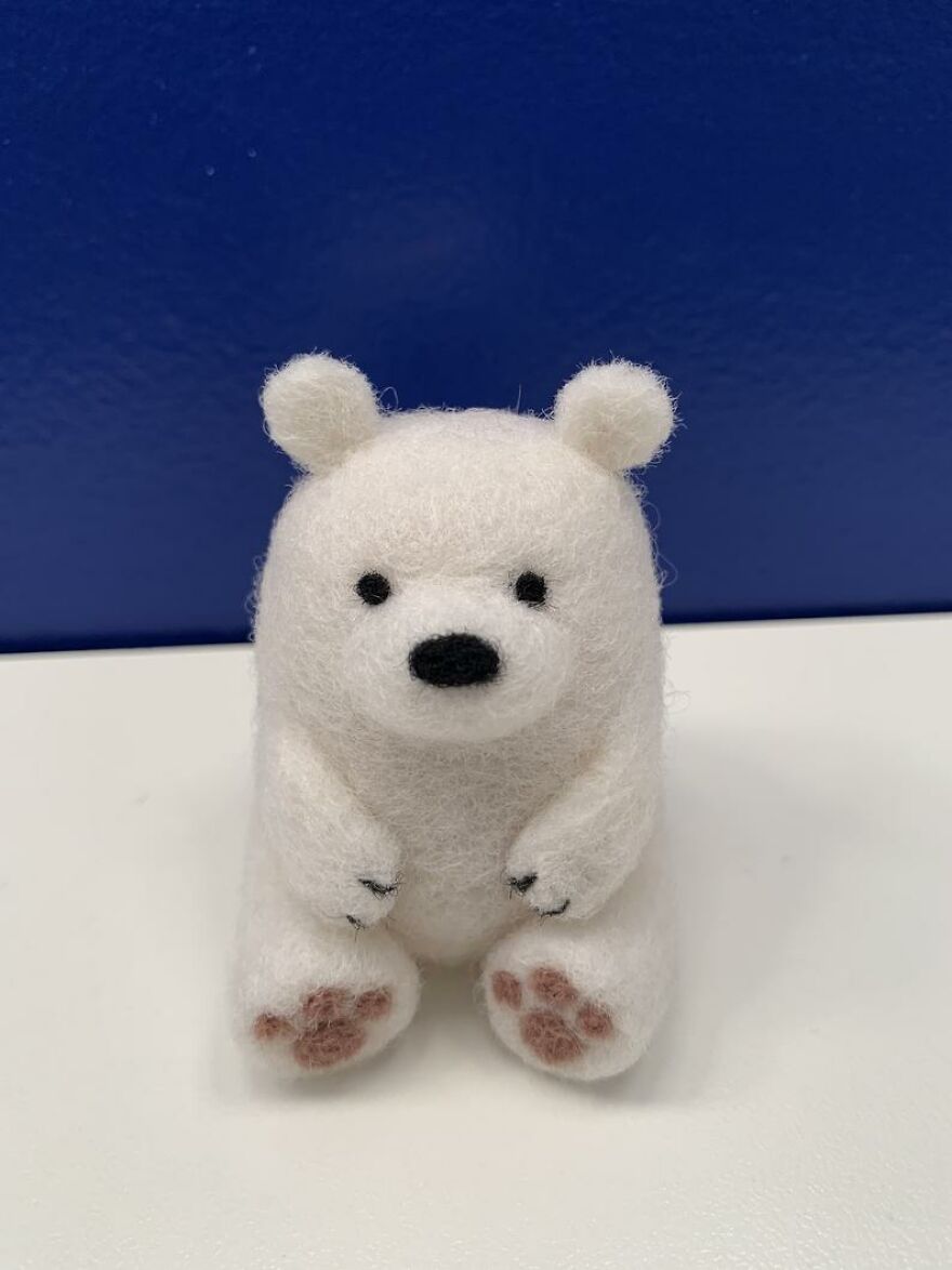 Precious Needle Felted Bear