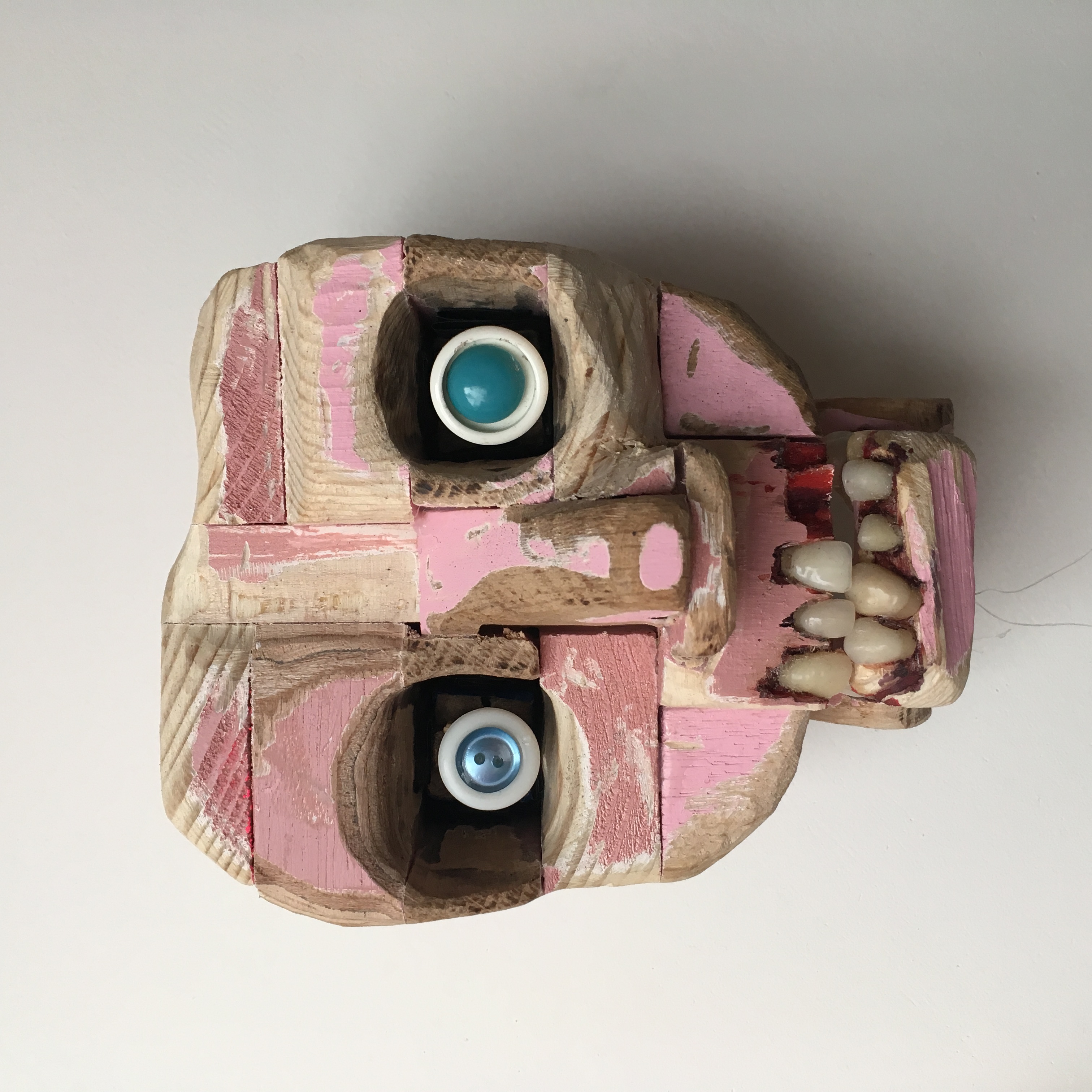 I Rediscovered A Box Of Pink Painted Scrap Wood And It Only Took A Global Lockdown To Finally Do What I Had Intended To Do With Them 7 Years Ago.