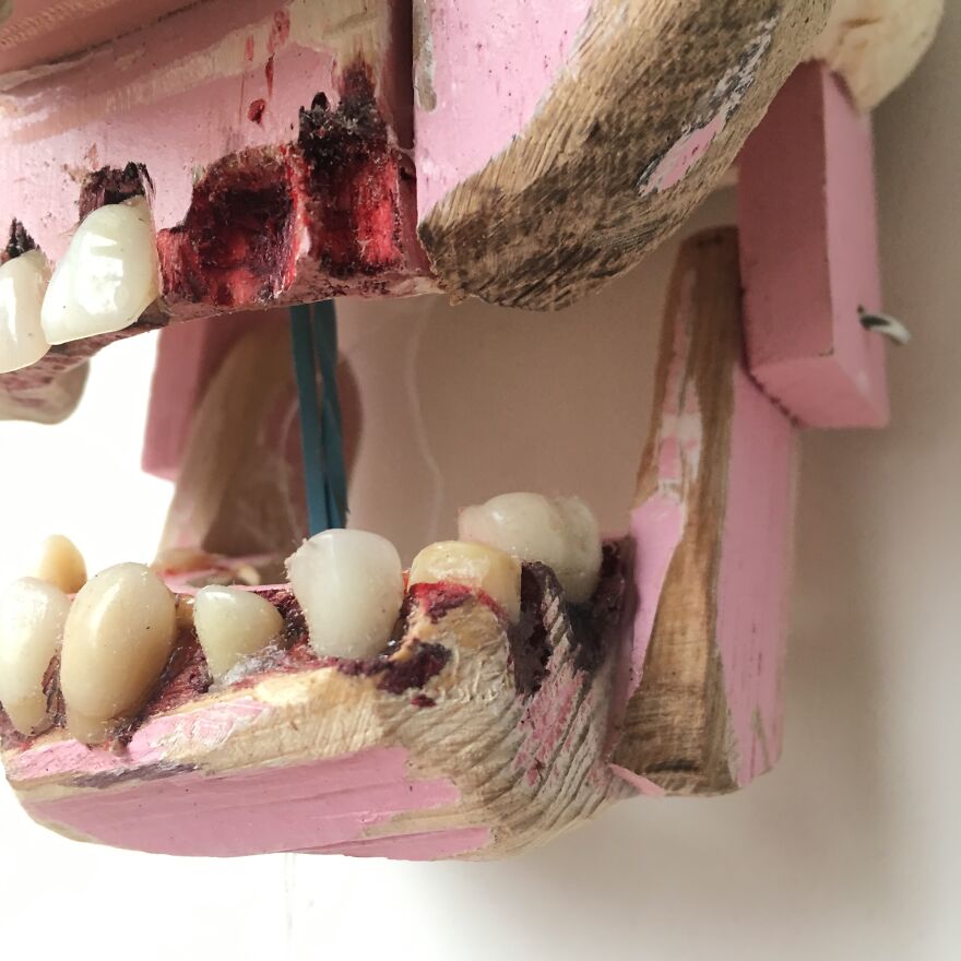 I Rediscovered A Box Of Pink Painted Scrap Wood And It Only Took A Global Lockdown To Finally Do What I Had Intended To Do With Them 7 Years Ago.