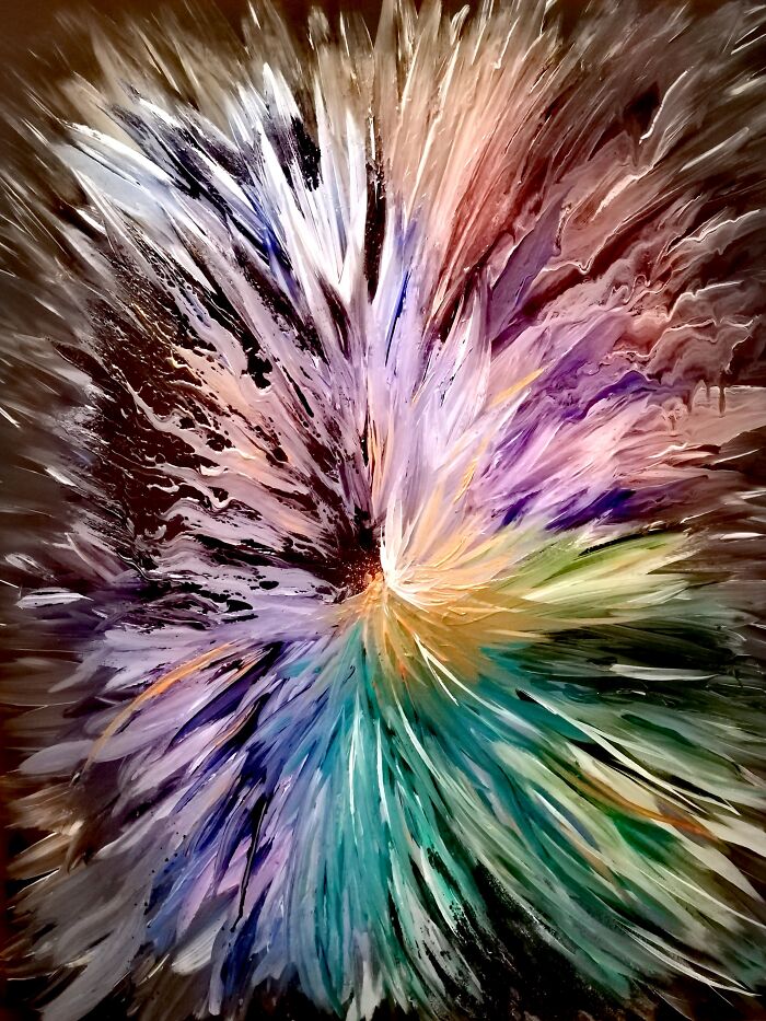 Xibalba. My First Painting After Starting Fight With Depression