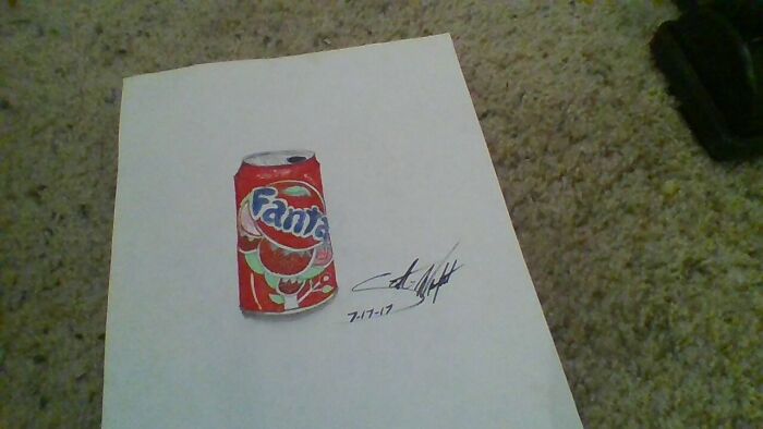 It's Not My Work But My Dad's I Want To Share It With The World! Hope You Guys Like It! It Took About 2 - 3 Hours To Sketch And Fill In The Blanks.