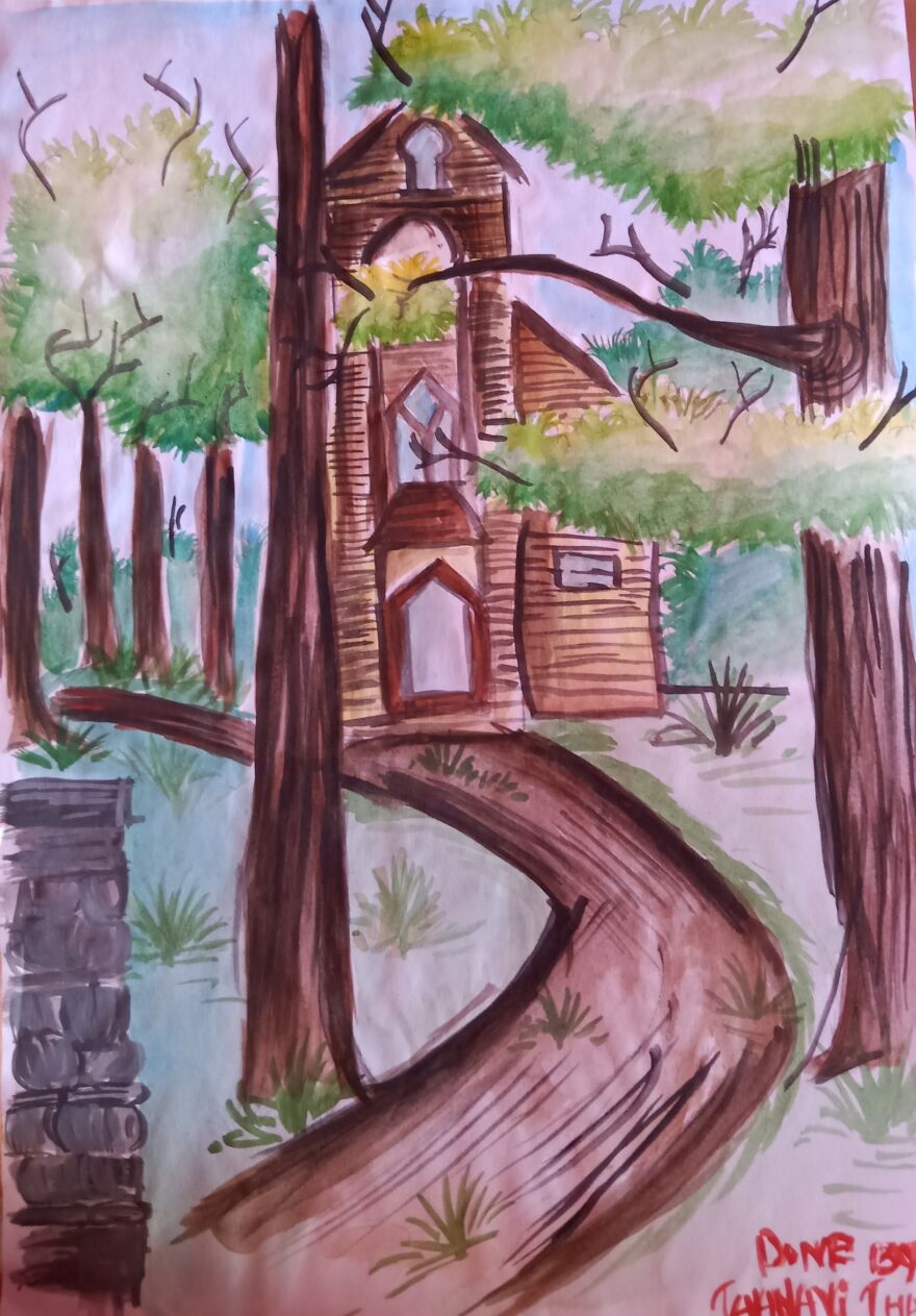 During The Lockdown I Created Many Drawings On Nature. And Here Are The Best Ones