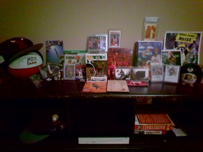 Basketball Memorabilia/Cards; Prolly Not As Interesting As The Others But Here Ya Go... I Have About Like 5,000 More Meaningless Cards Hidden Somewhere.