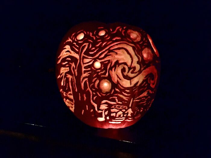 Bastian's Stary Night Pumpkin