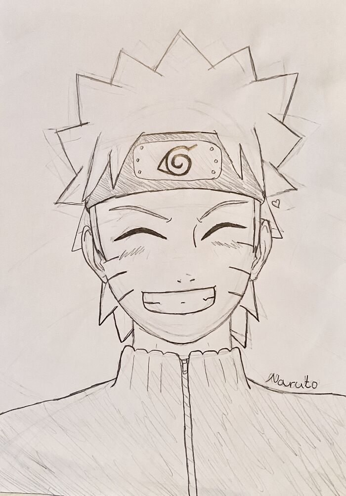 This Drawing Of Naruto I Made When I Was 12 (Literally This Year)