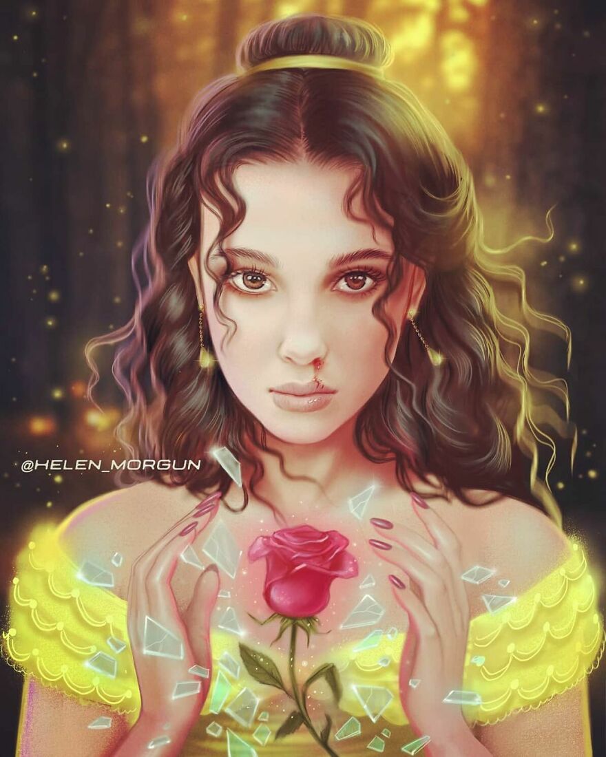 Millie Bobby Brown As Belle