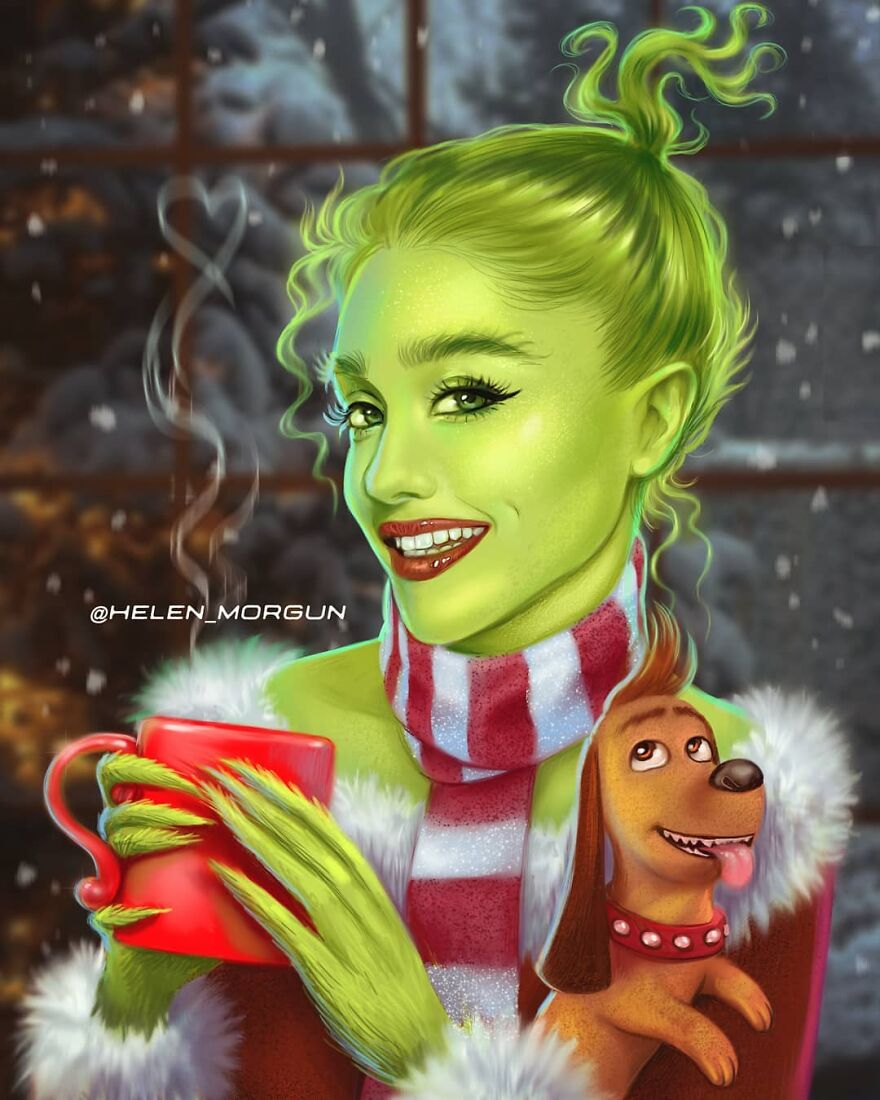 Ariana Grande As Grinch
