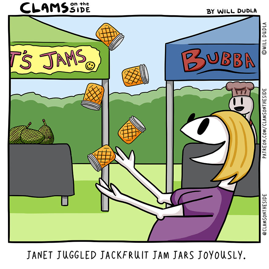 Alphabetically-Alliterate-Comics-Clams-On-The-Side-Will-Dudla