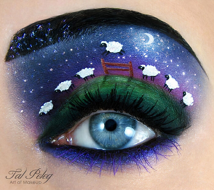 Makeup Artist Uses Her Eyes As A Canvas Creating Stunning Art