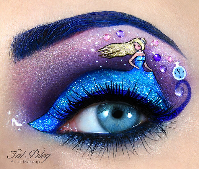 Makeup Artist Uses Her Eyes As A Canvas Creating Stunning Art