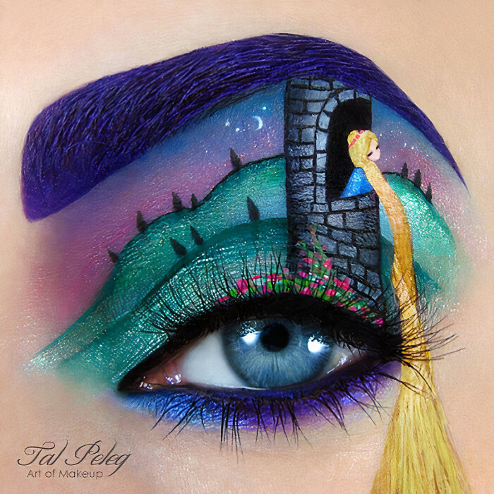 Makeup Artist Uses Her Eyes As A Canvas Creating Stunning Art