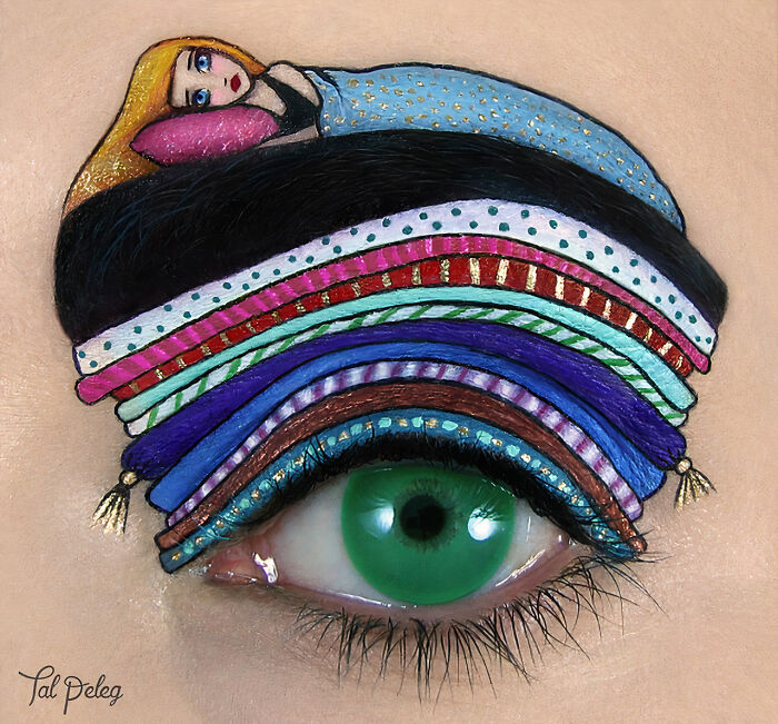 Makeup Artist Uses Her Eyes As A Canvas Creating Stunning Art
