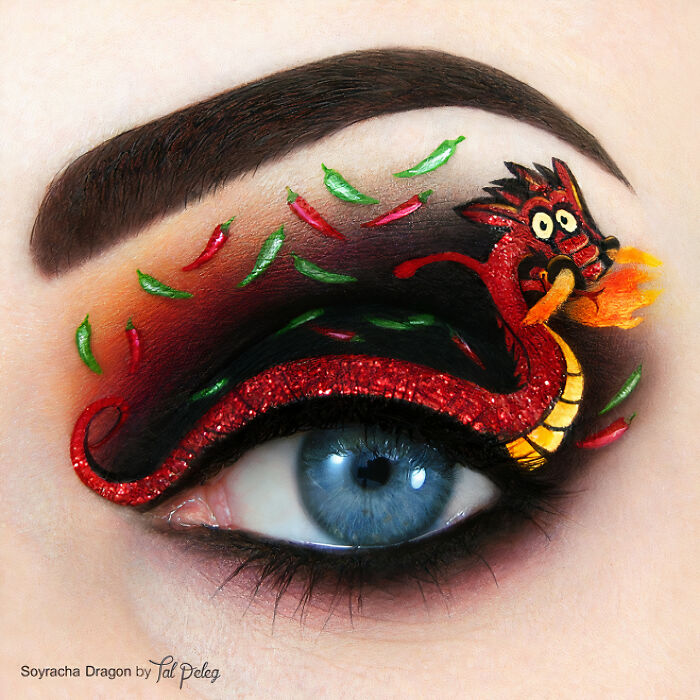 Makeup Artist Uses Her Eyes As A Canvas Creating Stunning Art
