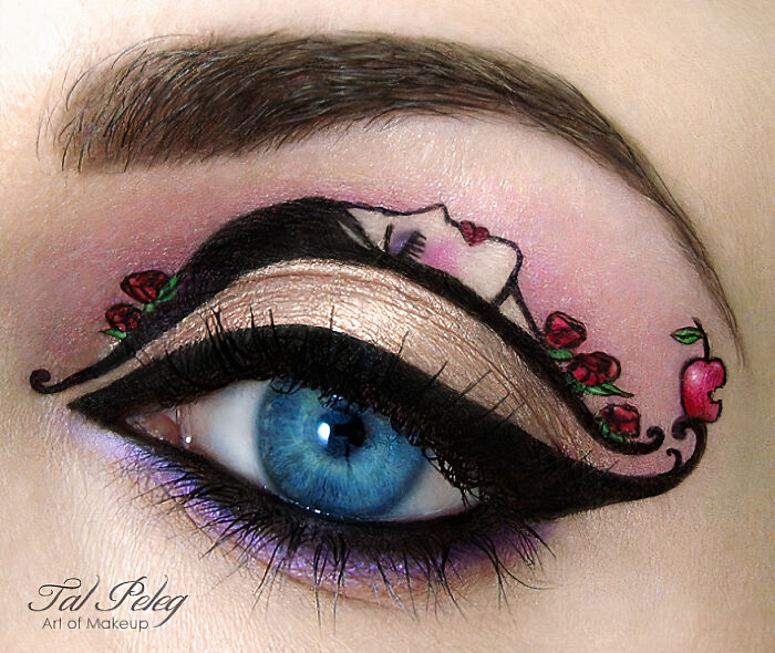 Makeup Artist Uses Her Eyes As A Canvas Creating Stunning Art