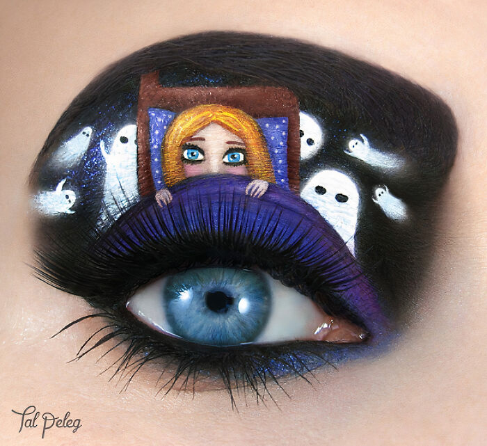 Makeup Artist Uses Her Eyes As A Canvas Creating Stunning Art